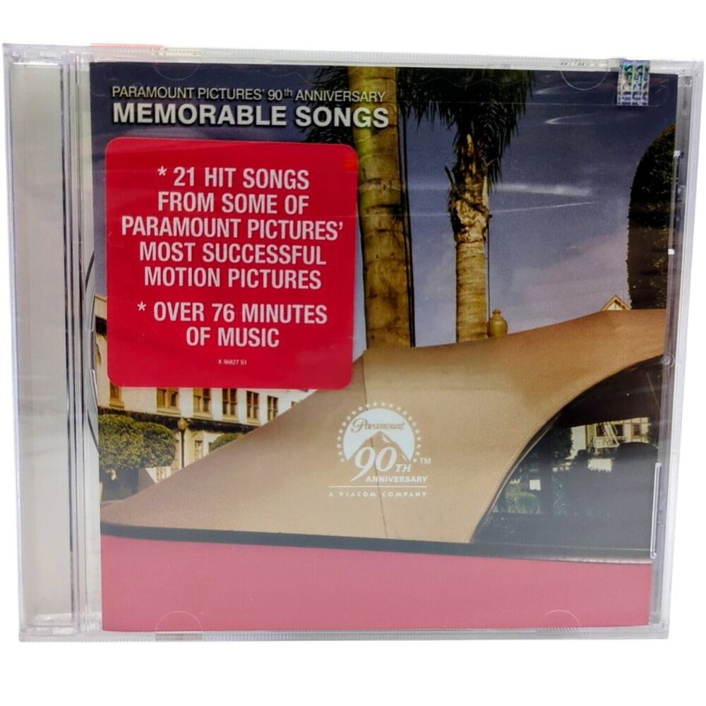 Paramount Pictures' 90th Anniversary Memorable Songs CD 2002 Soundtrack Sony New